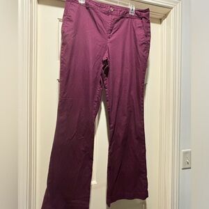 Burgundy Banana Republic sz 14 pants Martin Fit